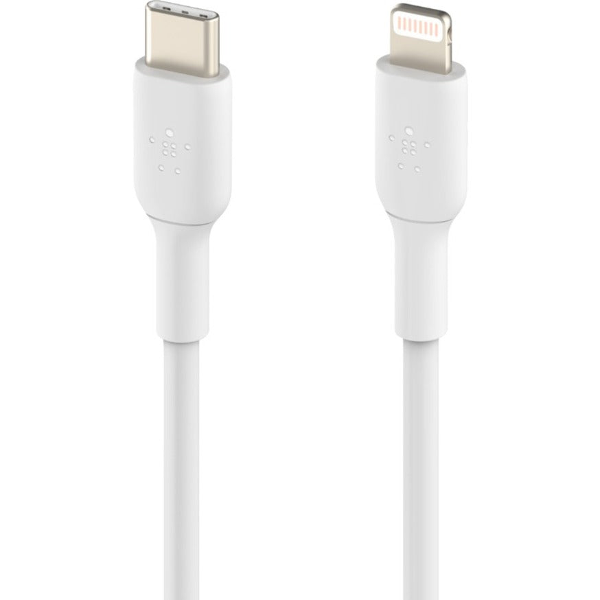 Belkin BoostCharge USB-C to Lightning Cable (1 meter / 3.3 foot, White) - CAA003BT1MWH
