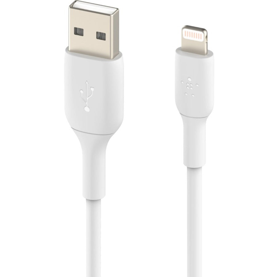 Belkin BoostCharge Lightning to USB-A Cable (3 meter / 9.9 foot, White) - CAA001bt3MWH