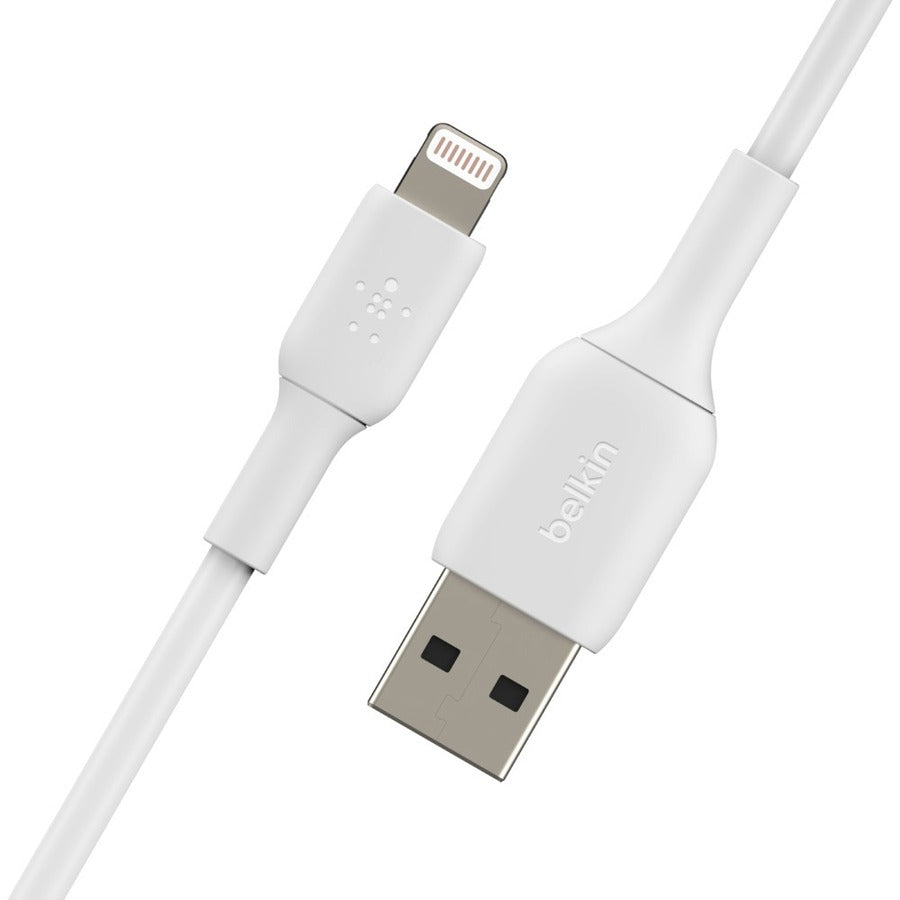 Belkin BoostCharge Lightning to USB-A Cable (3 meter / 9.9 foot, White) - CAA001bt3MWH