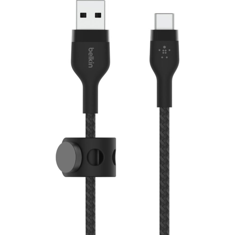 Belkin Boostcharge Pro Flex - USB-C cable - USB-C to USB-A - (1 meter /3.3 foot) - CAB010bt1MBK