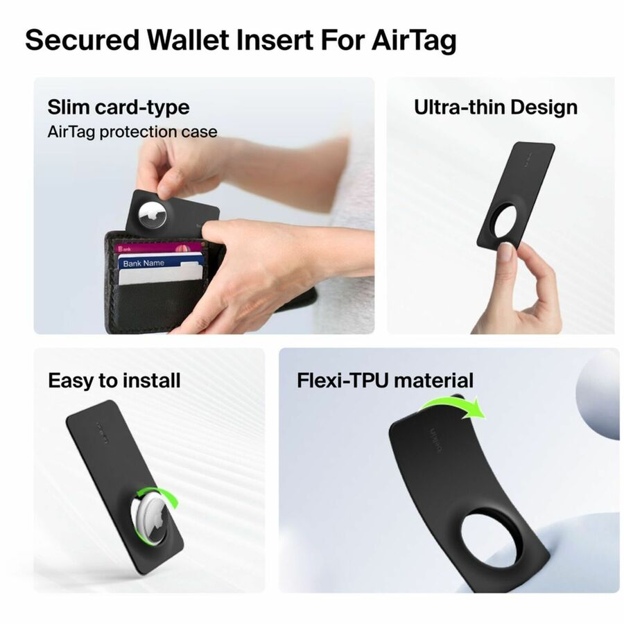 Belkin Secure Wallet Insert for AirTag - MSC019btBK