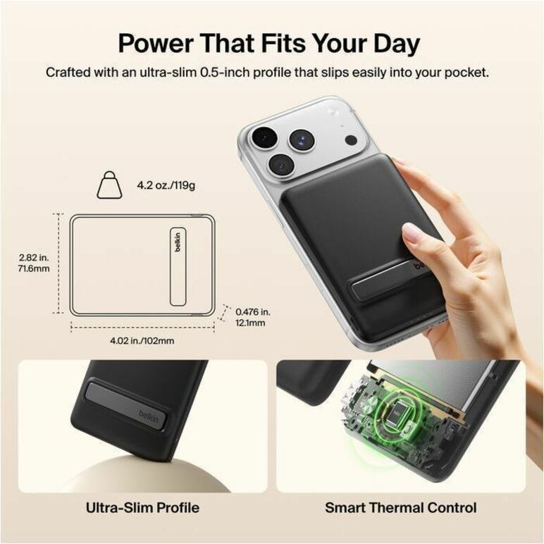Belkin Boostcharge Pro 5000mAh Power Bank - BPD011fqBK