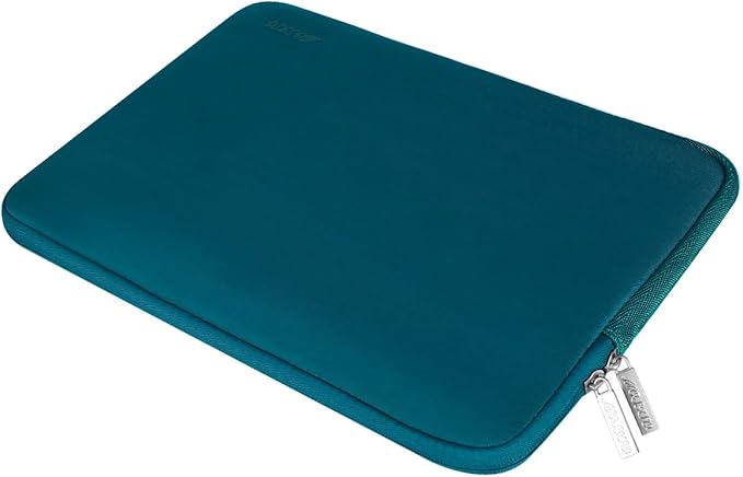 MOSISO Laptop Case 13.3 inch, 13-13.3 inch Laptop Sleeve Bag Compatible with MacBook Air/Pro 13 / Pro 14, HP Dell ASUS Lenovo Notebook, Neoprene Computer Sleeve Bag with Small Case, Deep Teal