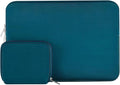 MOSISO Laptop Case 13.3 inch, 13-13.3 inch Laptop Sleeve Bag Compatible with MacBook Air/Pro 13 / Pro 14, HP Dell ASUS Lenovo Notebook, Neoprene Computer Sleeve Bag with Small Case, Deep Teal