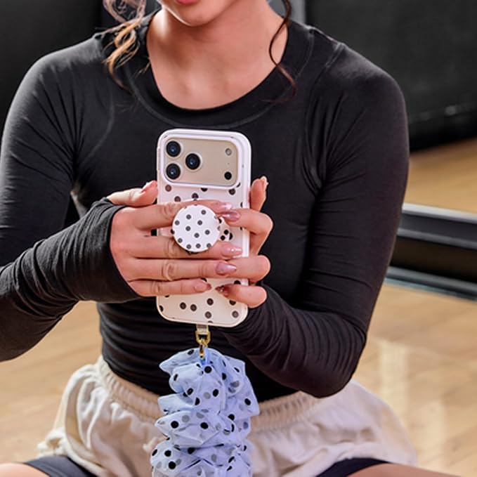 PopSockets iPhone 17 Pro Phone Case with MagSafe- Spotlight Dots | Magnetic, Wireless Charging, Camera & Drop Protection, Phone, Women, Electronic Accessories, For iPad/Kindle/iPhone/Android