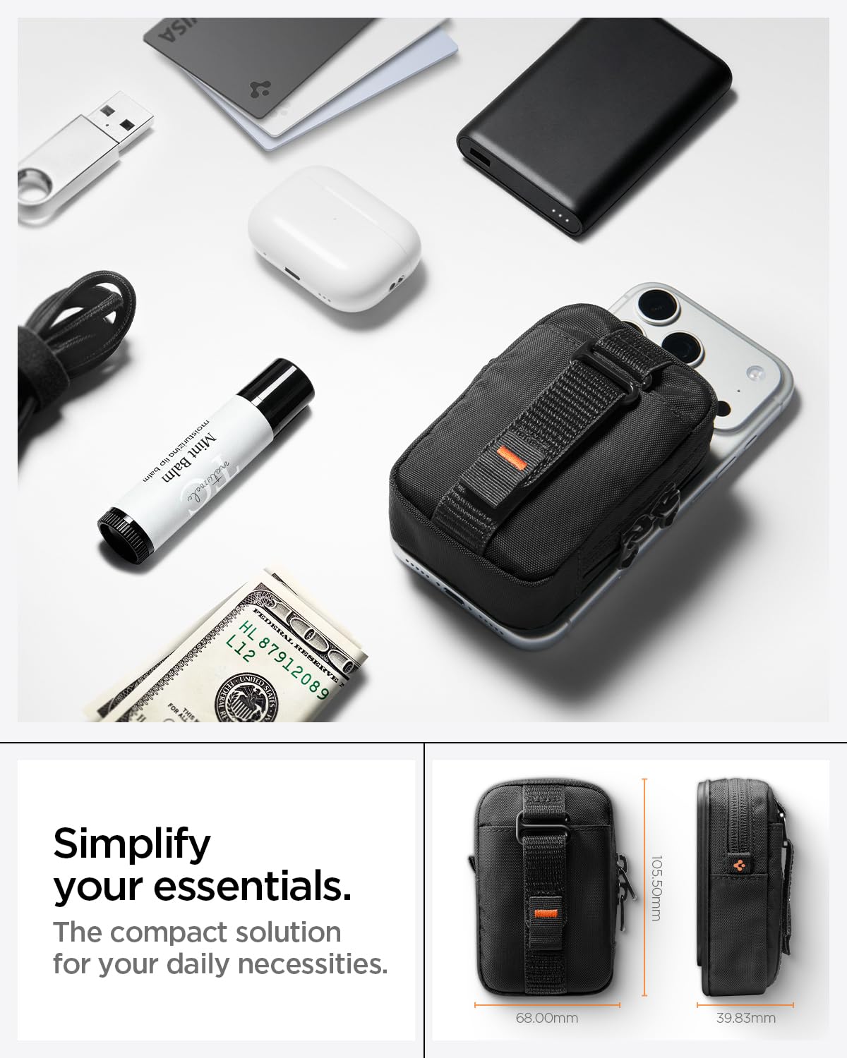 Spigen TintapZip MagFit Magnetic Phone Wallet Pouch