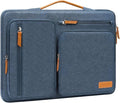MOSISO 360 Protective Laptop Case 14 inch, 14 inch Laptop Sleeve Compatible with HP Lenovo Dell ASUS Acer, HP, Dell Latitude, Lenovo, Side Open Carrying Case with 4 Zipper Pockets&Handle, Haze Blue