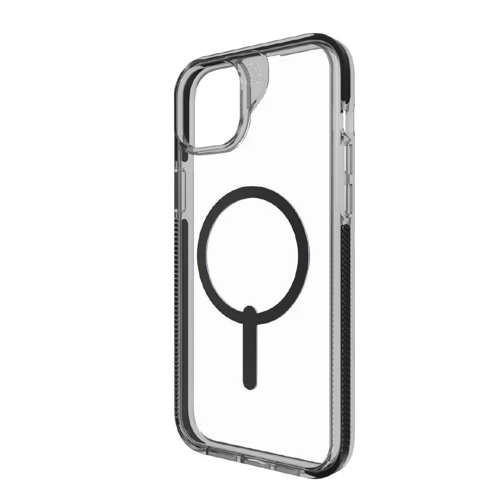 Zagg Santa Cruz Snap iPhone 15 Plus Case - Clear / Black