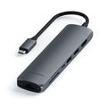 Satechi USB-C Slim Multiport w/ Ethernet Adapter - Space Grey ST-UCSMA3M